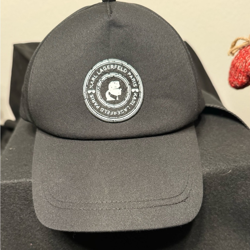 Karl Lagerfeld Paris Black Cap